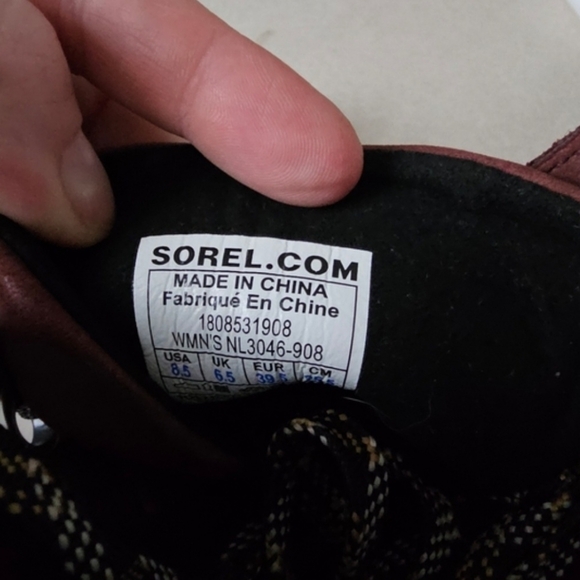 Sorel Lexie Waterproof Leather Wedge Boot - Picture 8 of 8